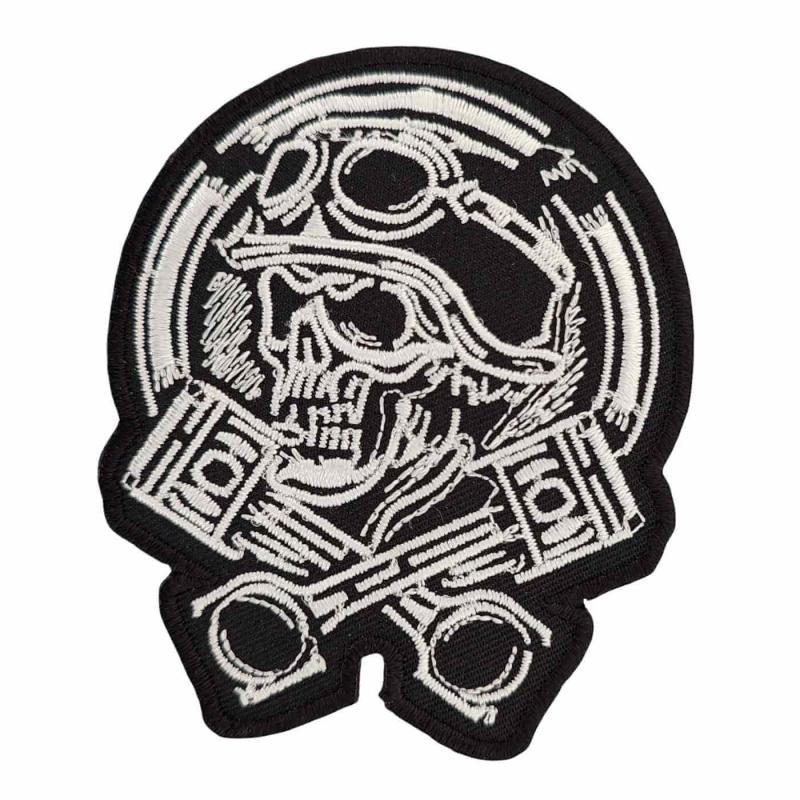 Skull & Pistons Aufnäher