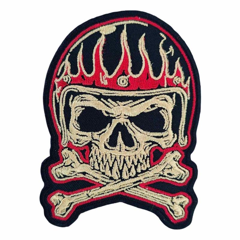 Hell Rider Skull Aufnäher