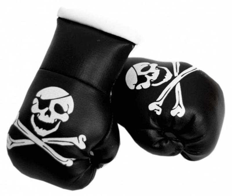 Mini Boxhandschuhe Totenkopf