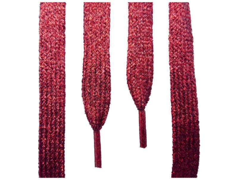 Glitzerschnürsenkel Rot