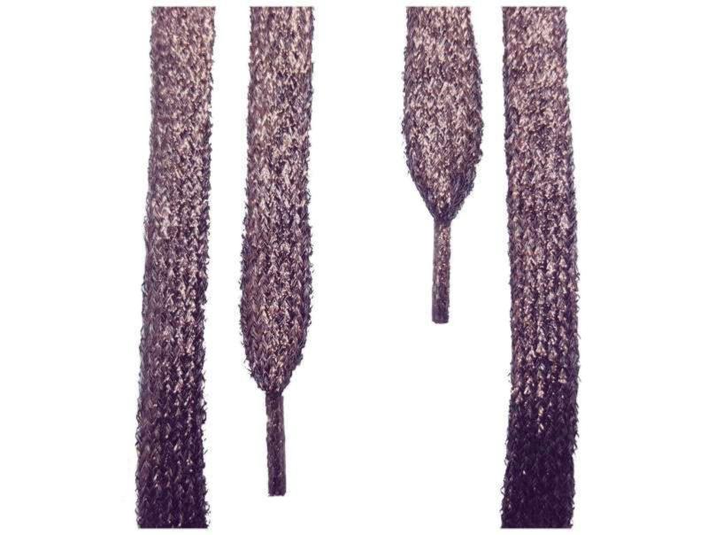 Glitzerschnürsenkel Braun