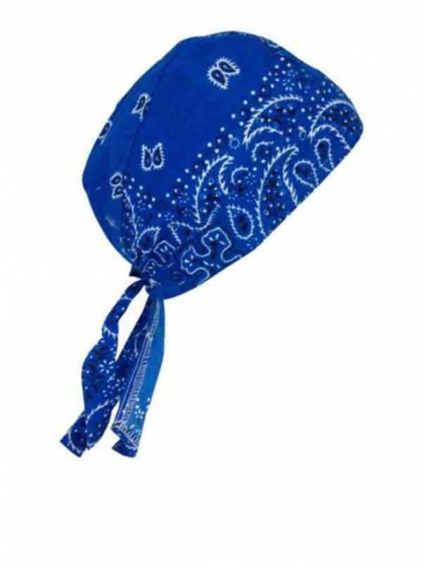 Biker Bandana Cap Blau