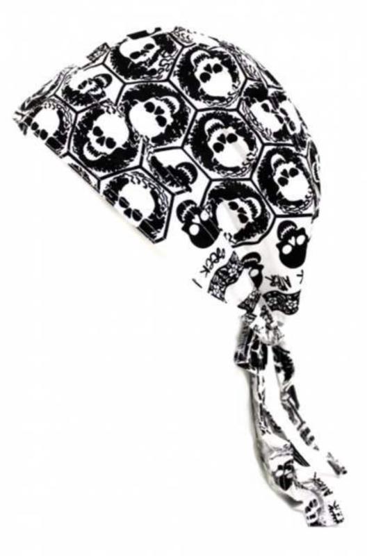 Biker Bandana Cap Mit Totenköpfen