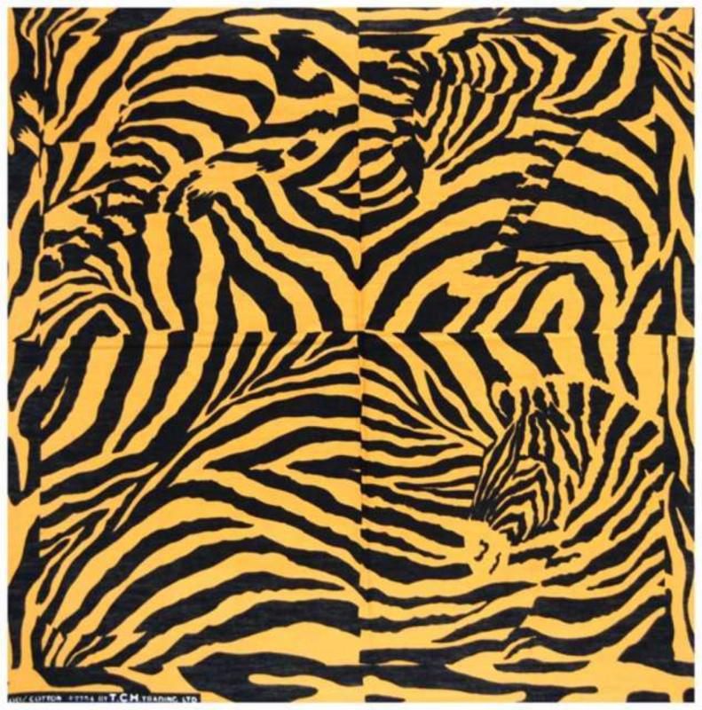 Bandana Halstuch Zebra Muster
