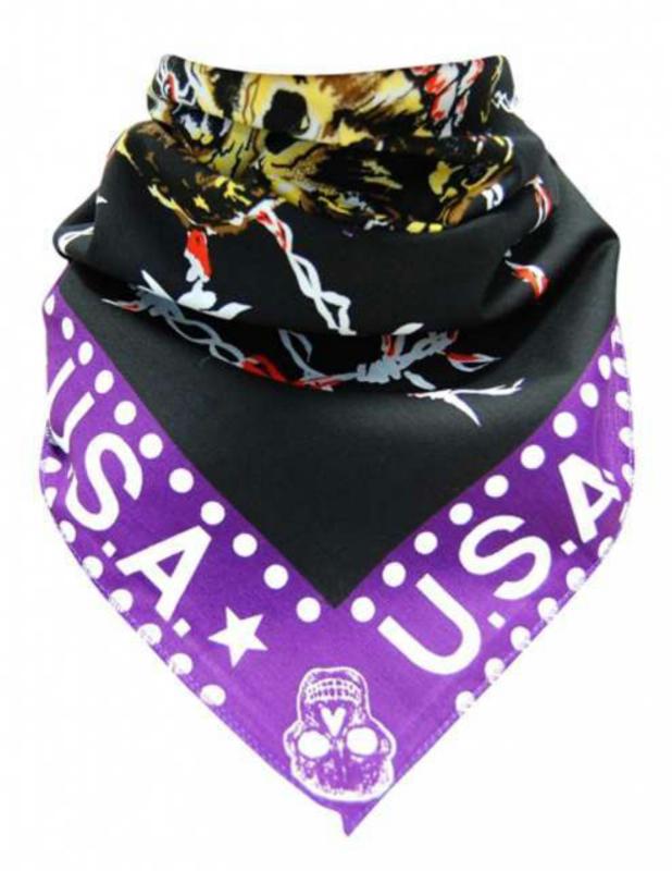 Bandana Halstuch USA Tattoo