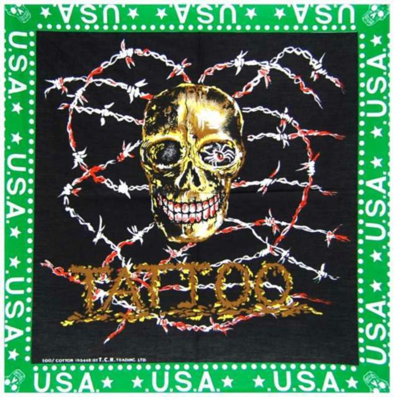 Cooles Bandana Kopftuch USA Tattoo