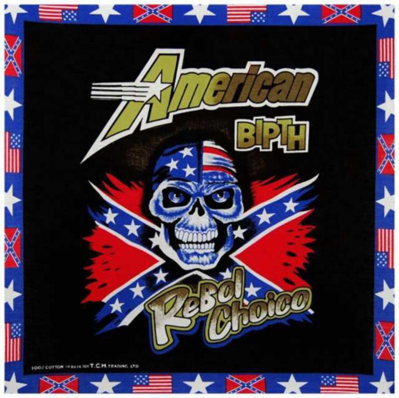 Rocker Bandana Südstaaten Totenkopf