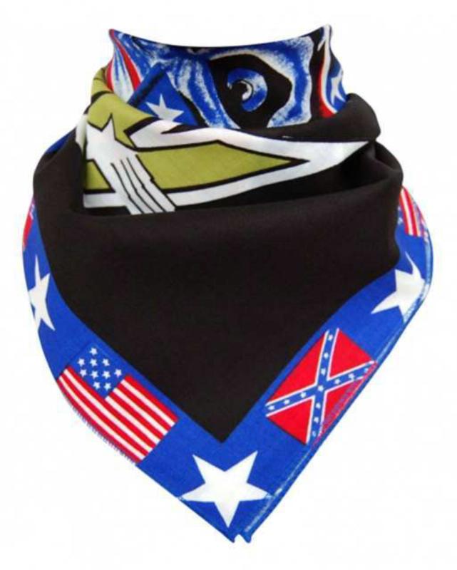 Rocker Bandana Südstaaten Totenkopf