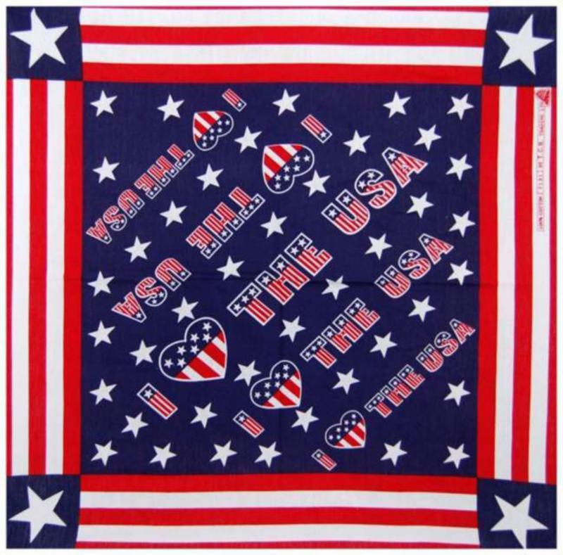 Bandana Halstuch I Love USA