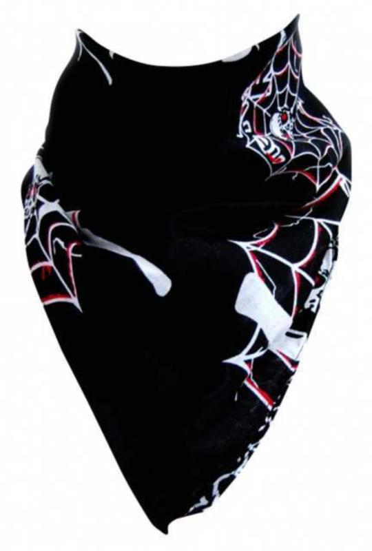 Bandana Halstuch Spinnennetz