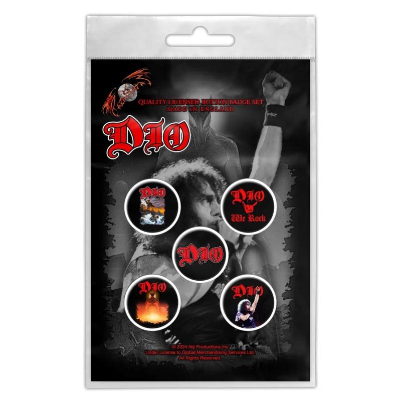 DIO We Rock Button Badge Pack