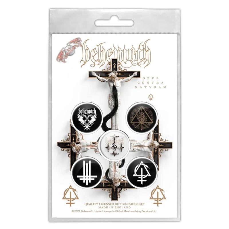 Behemoth Opvs Contra Natvram Button Badge Pack