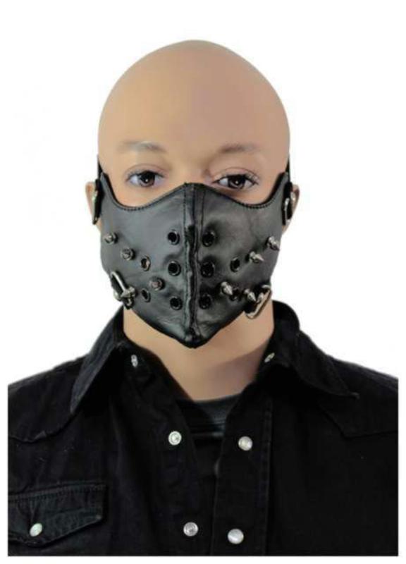 Biker Maske Mit Killer- Und Ösen Nieten