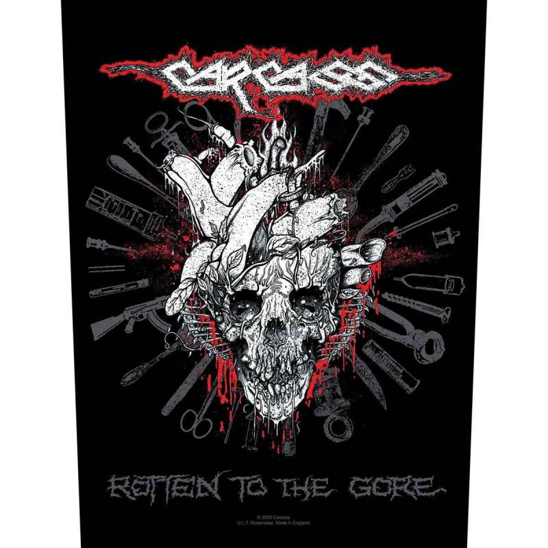 Rückenaufnäher Carcass Rotten To The Gore Backpatch