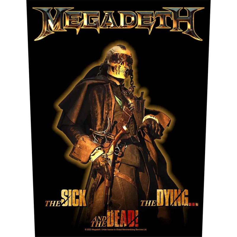 Rückenaufnäher Megadeth The Sick, The Dying And The Death Backpatch