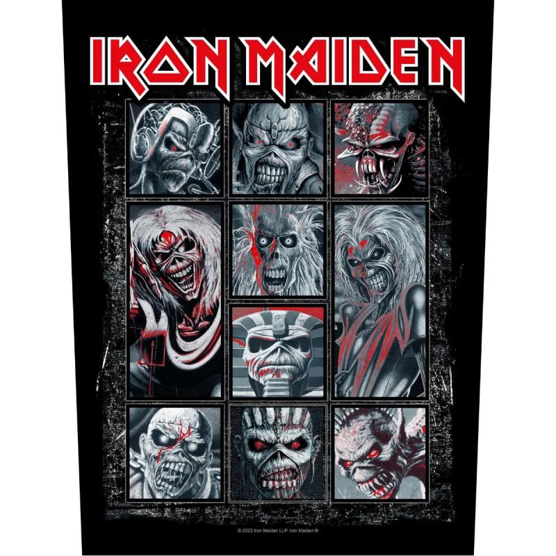 Rückenaufnäher Iron Maiden 10 Eddies Backpatch