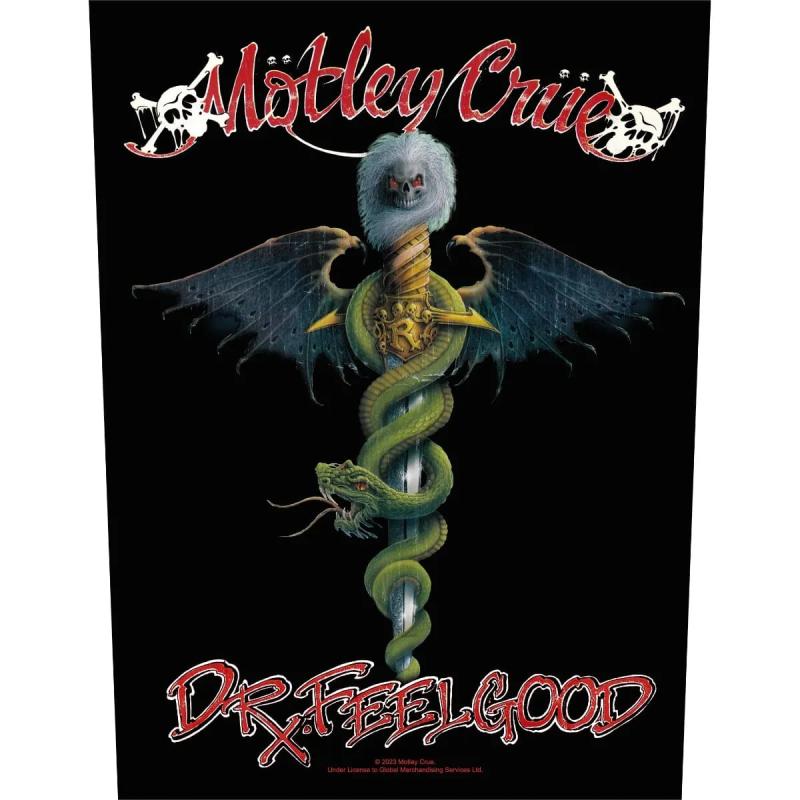 Rückenaufnäher Mötley Crüe Dr. Feelgood Backpatch