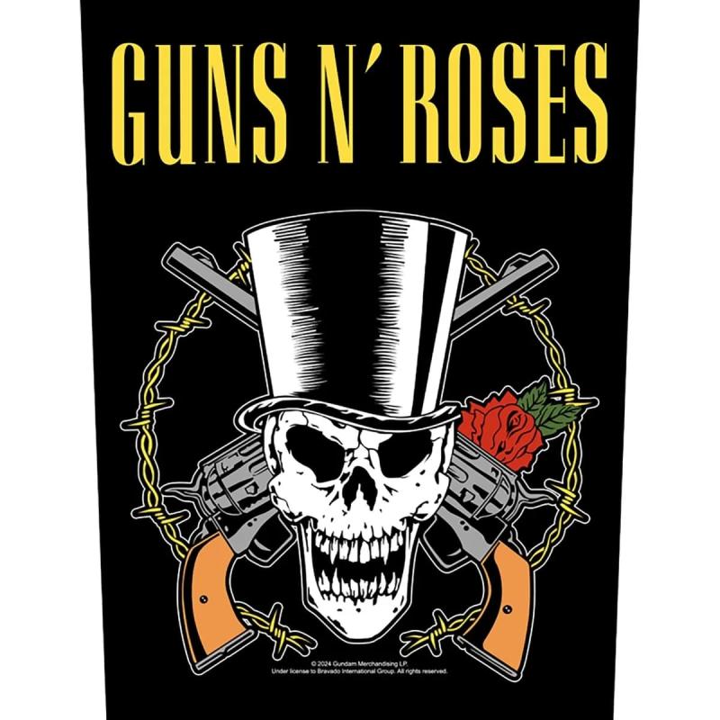 Rückenaufnäher Guns N' Roses Skull & Guns Backpatch