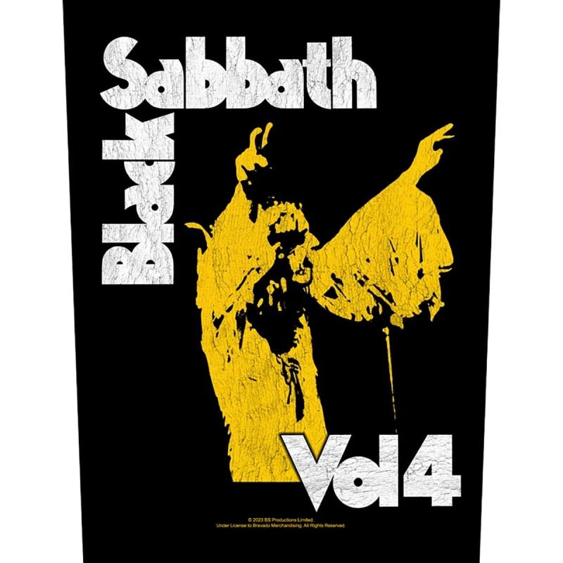 Rückenaufnäher Black Sabbath Vol. 4 Backpatch
