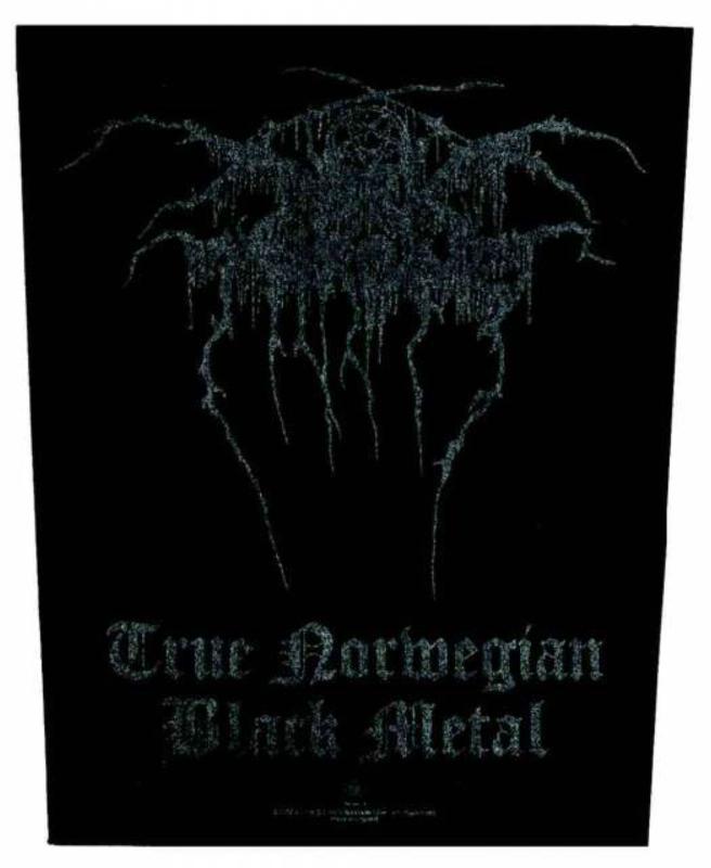 Darkthrone True Norweigan Black Metal Rückenaufnäher