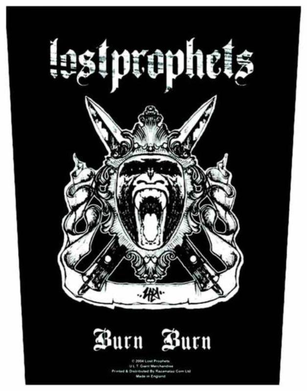 Lost Prophets Burn Burn Rückenaufnäher