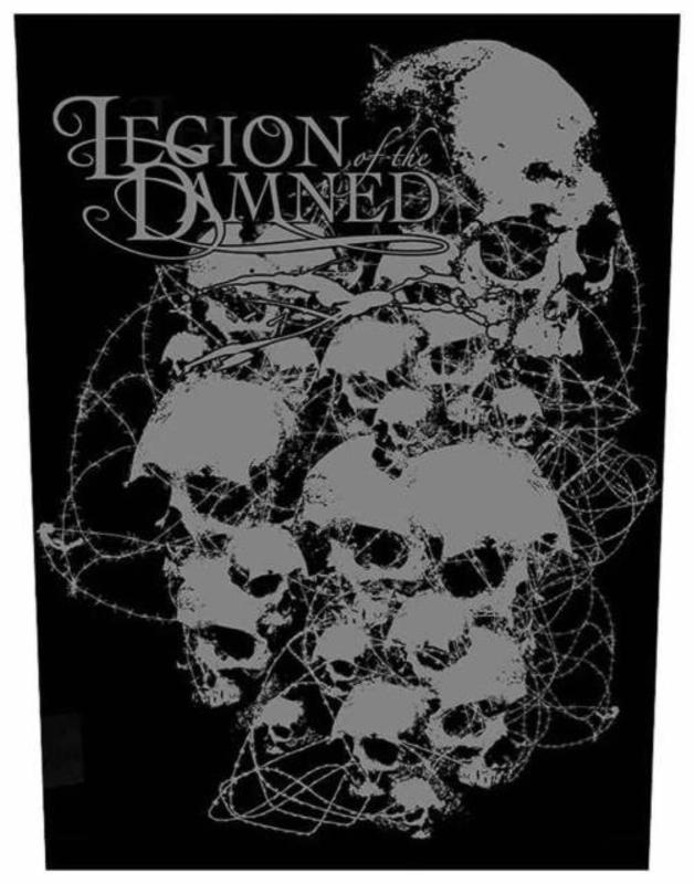 Legion Of The Damned Skulls Rückenaufnäher