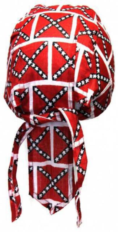 Kinder Bandana Cap Rot Weiß Südstaaten