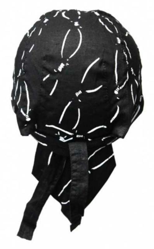 Kinder Bandana Cap Stacheldraht Schwarz