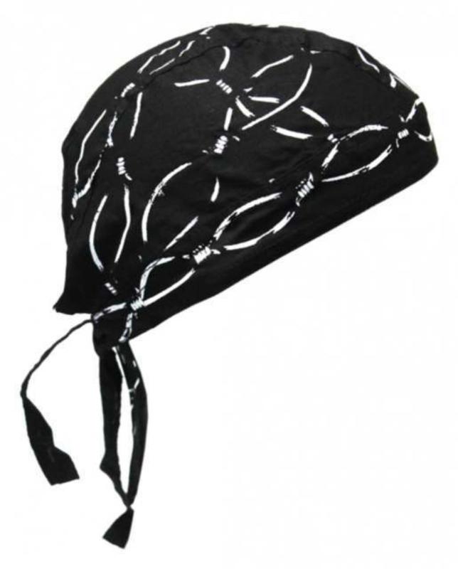 Kinder Bandana Cap Stacheldraht Schwarz