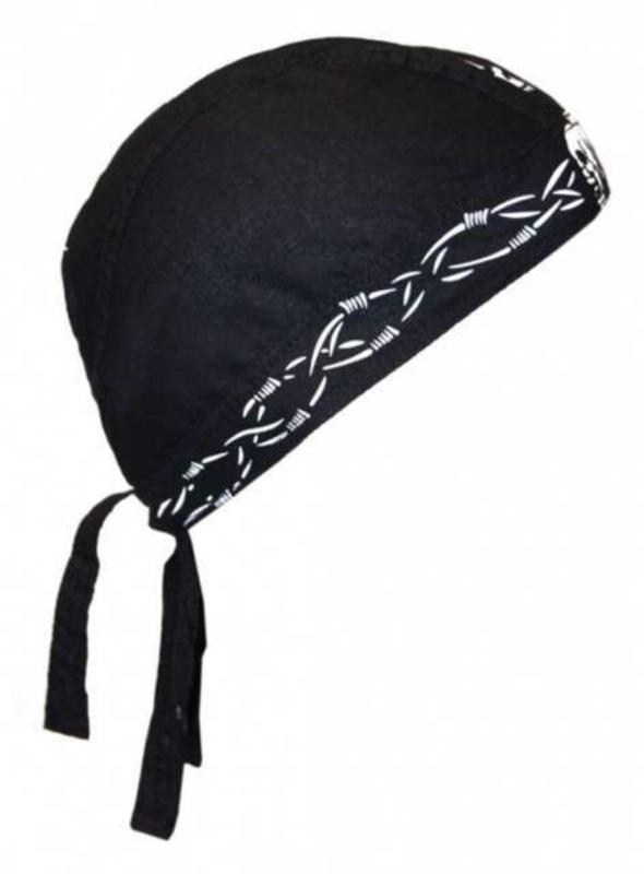 Kinder Bandana Cap Schwarz Stacheldraht