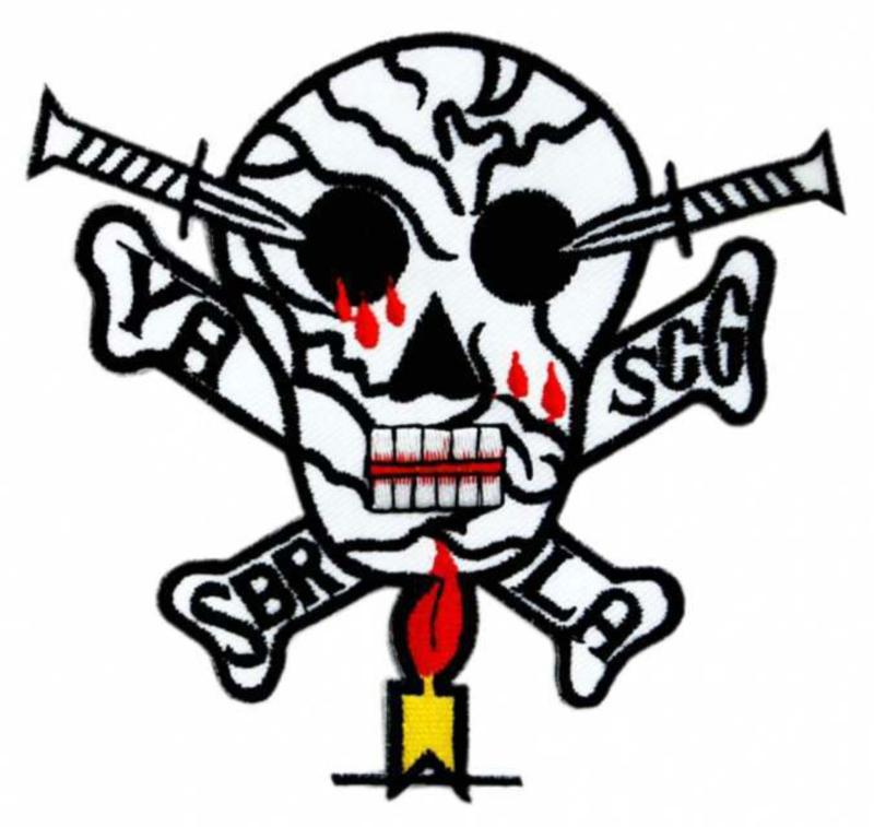 Totenkopf Gestickter Aufnäher