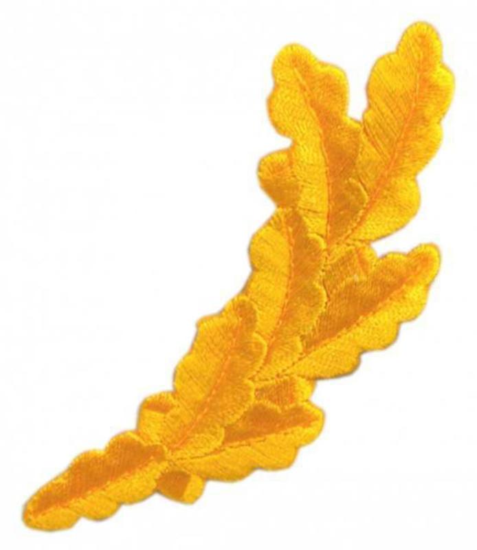 Aufnäher Goldenes Blatt