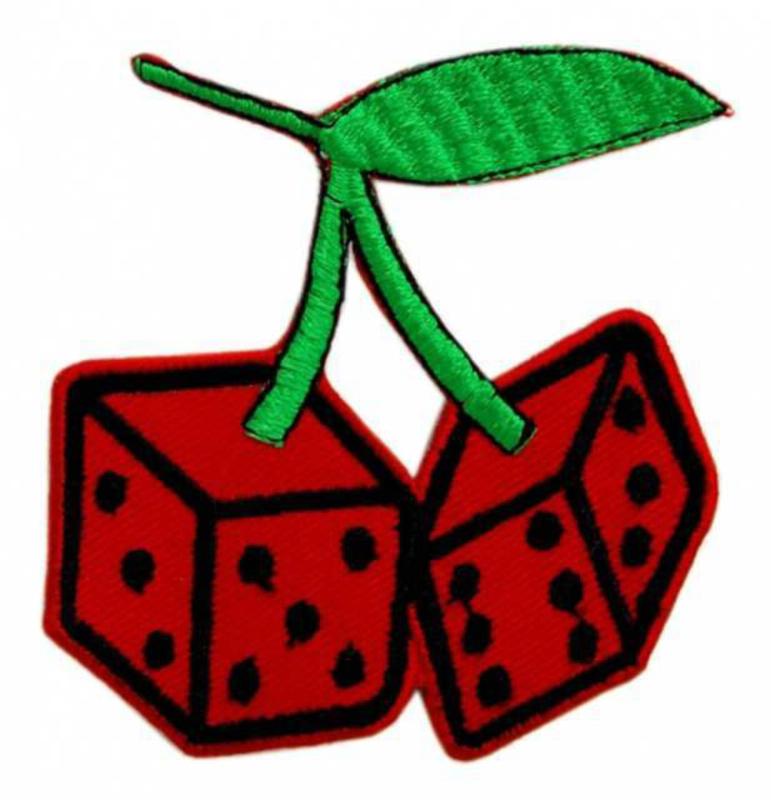 Aufnäher Kirschwürfel