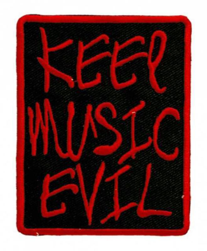 Aufnäher Keep Music Evil