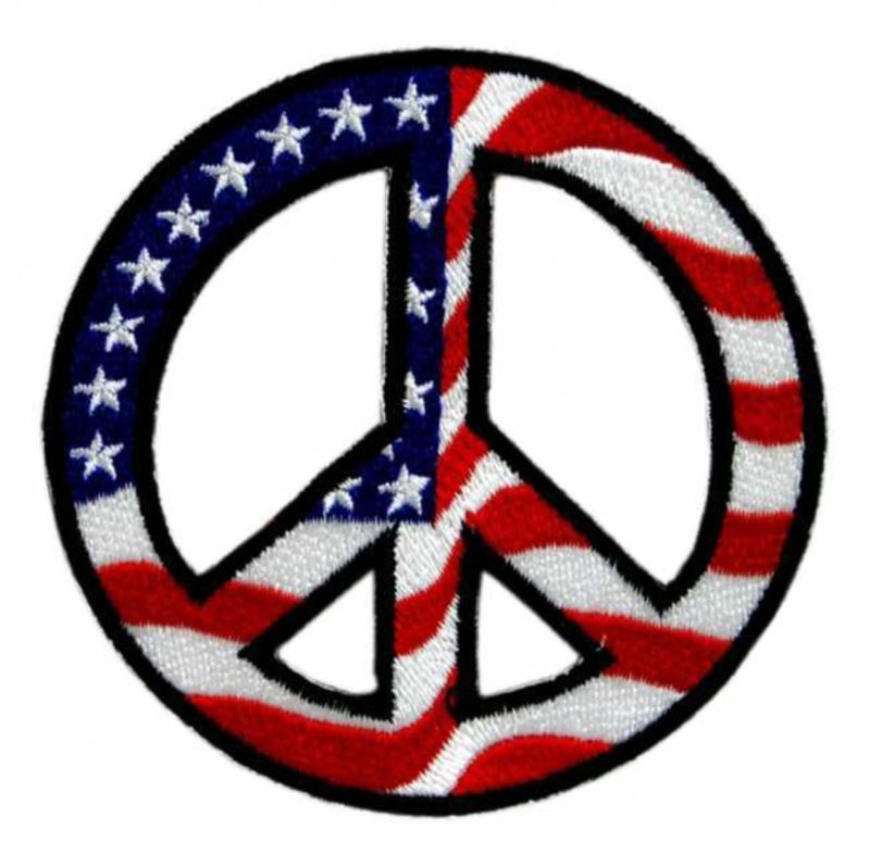 Aufnäher Peace USA