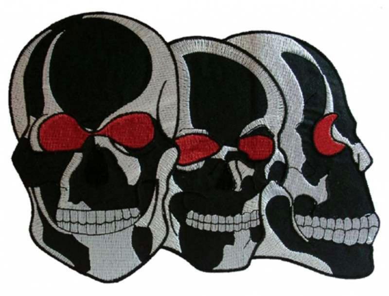 Aufnäher Totenköpfe