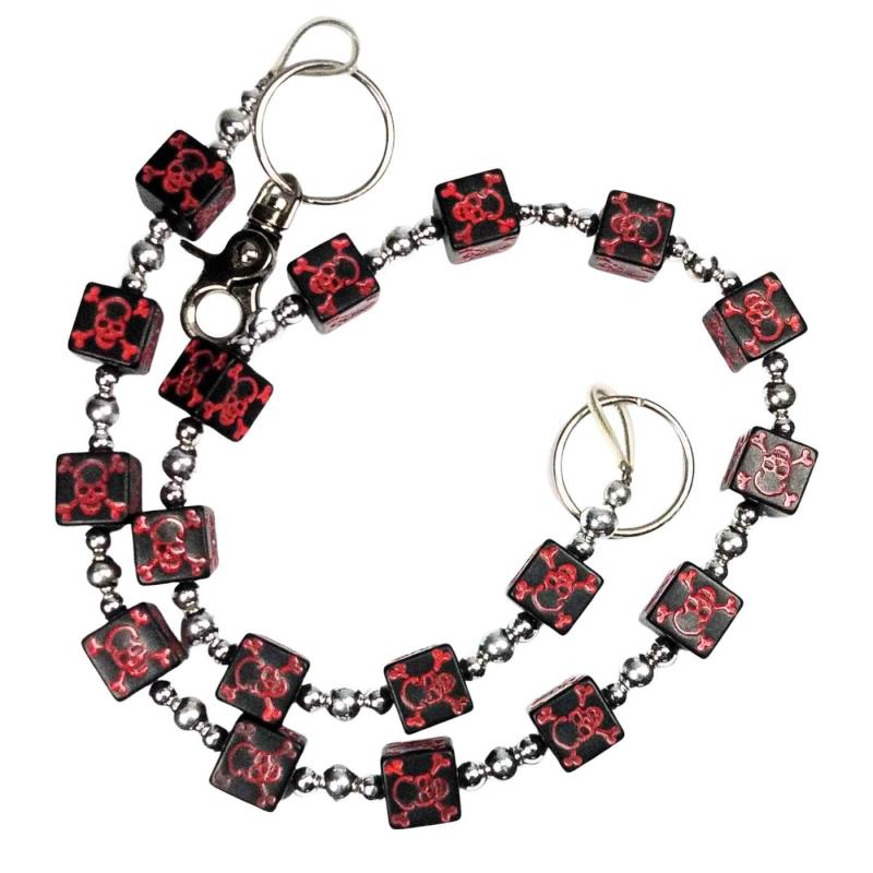 Totenkopf Würfelkette