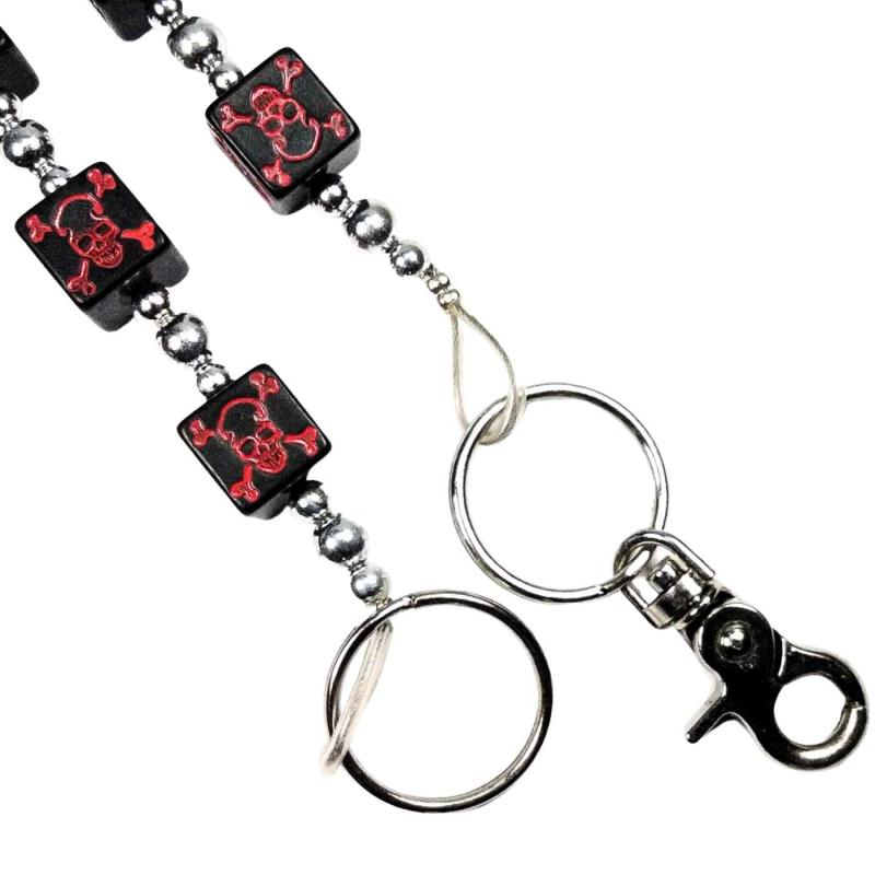 Totenkopf Würfelkette