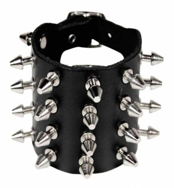 Punk Armband 4-reihig Killernieten