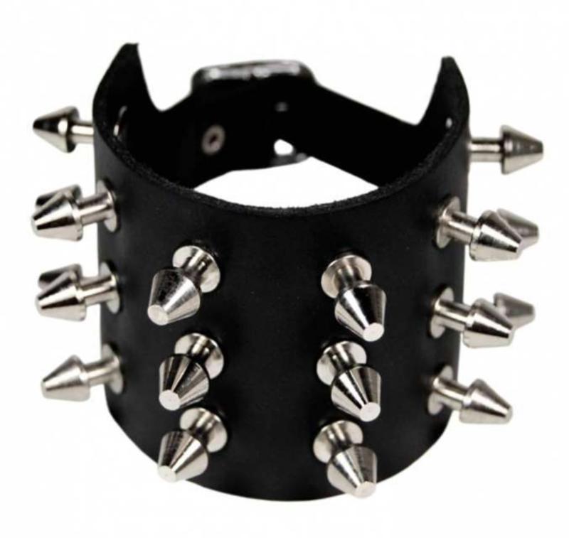 Rocker Armband 3-reihig Killernieten