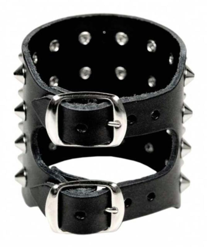 Rocker Armband 4-reihig Spitznieten