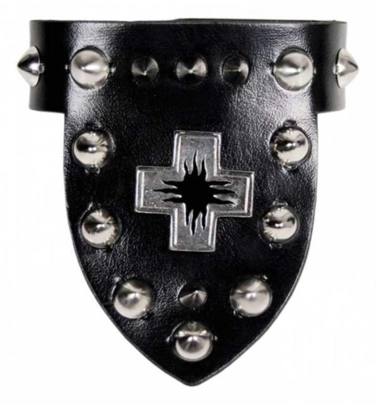 Nieten Rocker Armband Kreuz