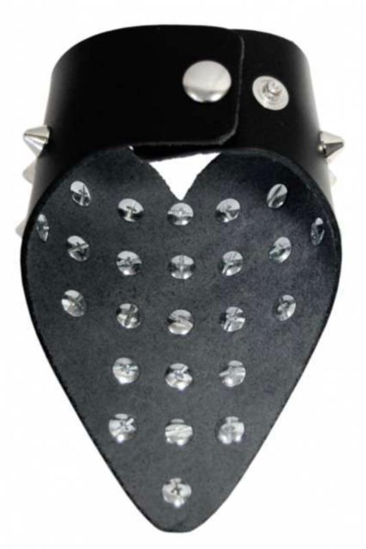 Kunsteder Armband 28 Spitznieten