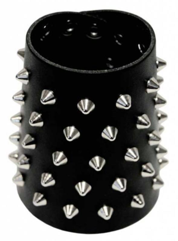 Leder Manschette 52 Spitznieten