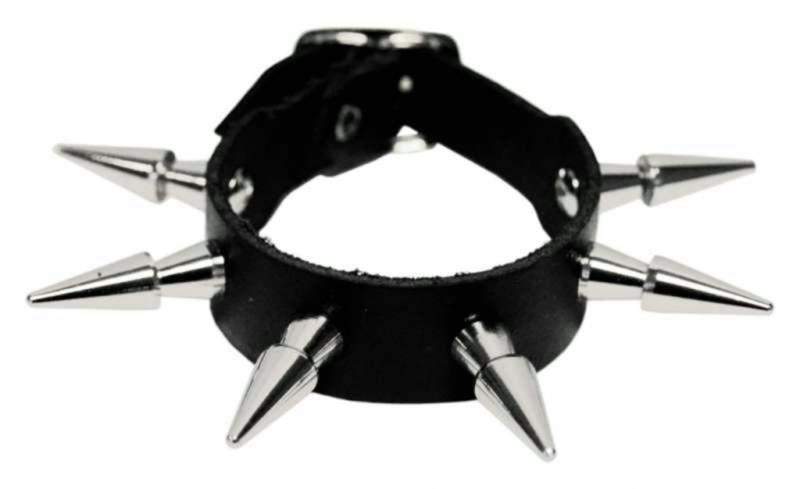 Punk Armband 1-reihig Spike Nieten