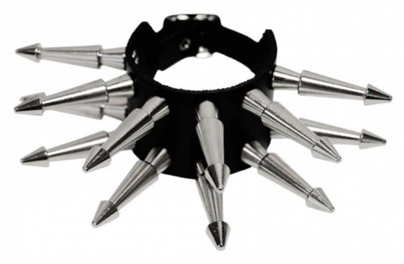 Nietenarmband 2-reihig Spikes