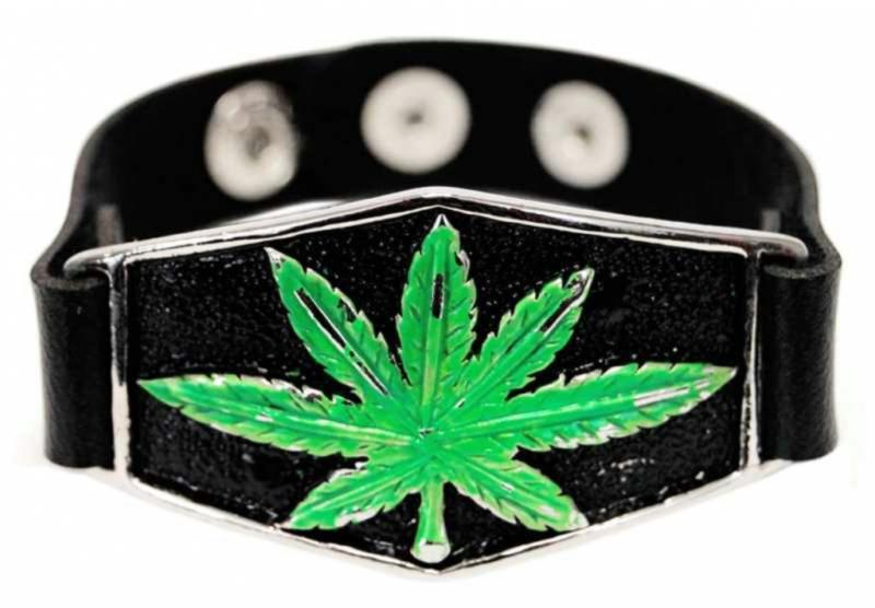 Rocker Armband Cannabis