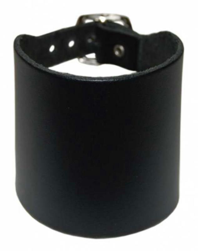 Leder Manschette Schwarz