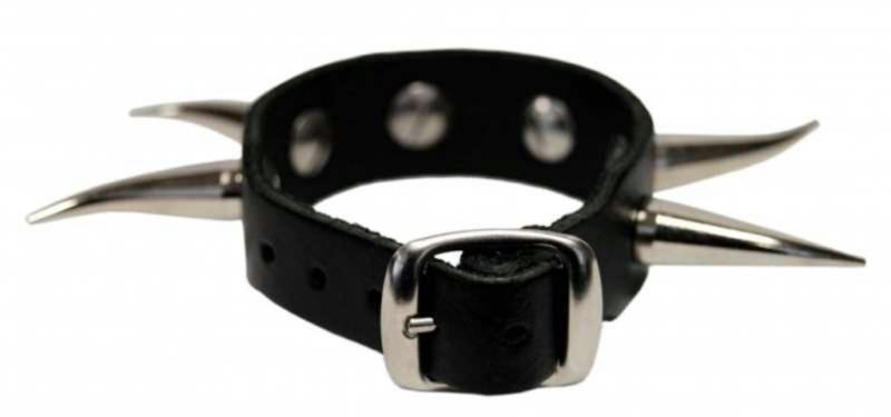 Rocker Armband 1-reihig Spike Nieten