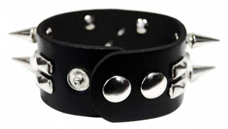 Killernieten Kunsteder Armband Pyramidennieten